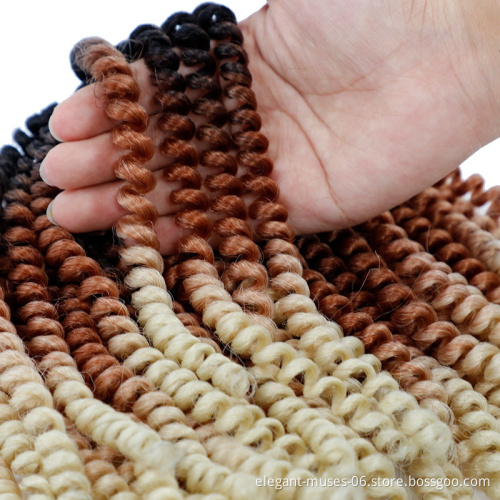 wholesale 8inch marley spring senegalese  Ombre Colorful jumbo braid passion twist crochet synthetic hair extension